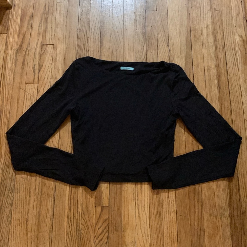 KOOKAI Australia Crop Top Long Sleeve Top Small